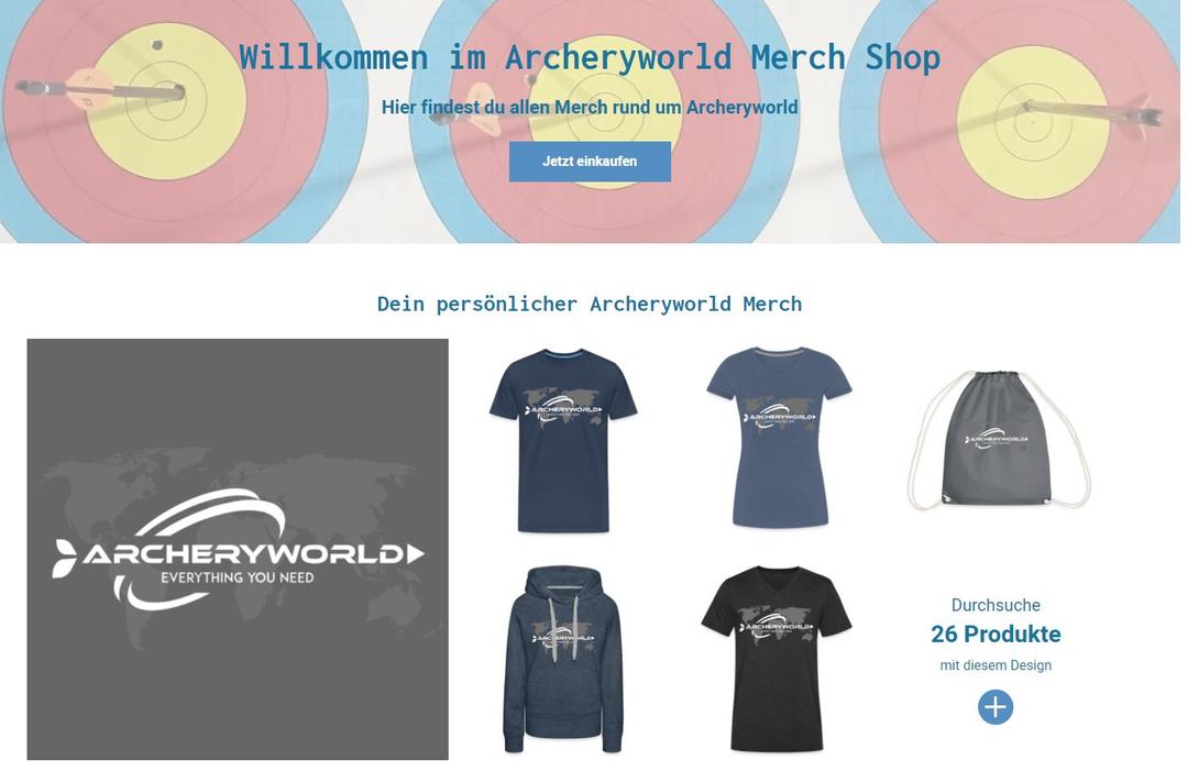 Bilder vom Merche-Onlineshop ArcheryWorld